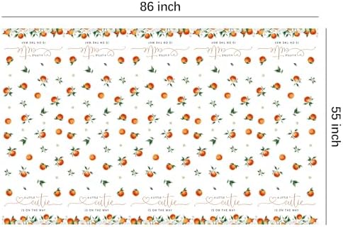 Little Cutie Baby Shower Decorations Tablecloth 3 Pack