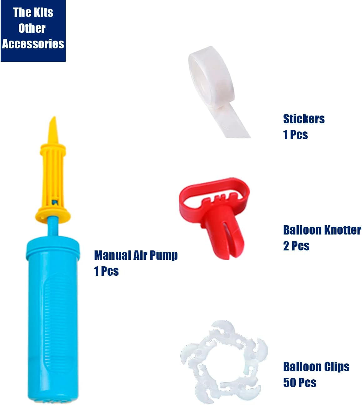 Large Balloon Arch Kit with Heavy Base
