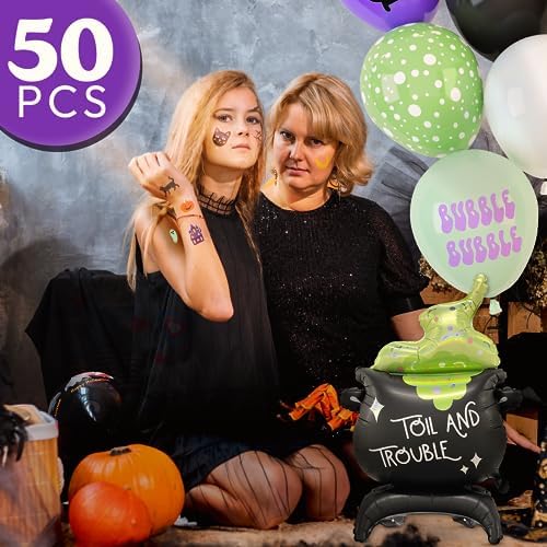 HOUSE OF PARTY 50PCS Halloween Balloons Arch Kit