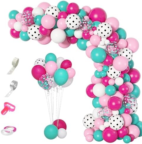 142Pcs Surprise Party Balloons Garland Kit with 5 Tools