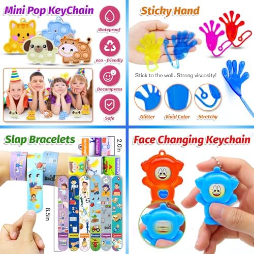 1000pcs Party Favors for Kids Fidget Toy Pack Classroom Rewards