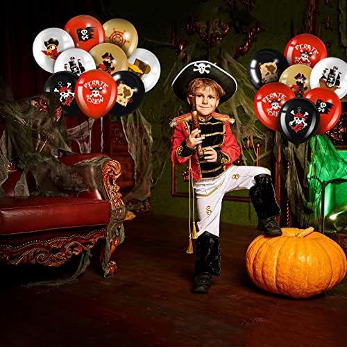 Harrycle 45 Pcs Pirate Party Balloons Set