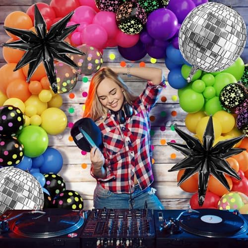 Amandir Neon Glow in the Dark Party Decor Kit