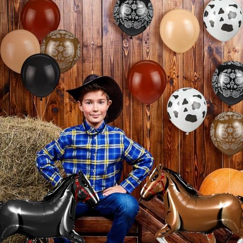 Hungdao 52 Pcs Western Balloons Decor Kit