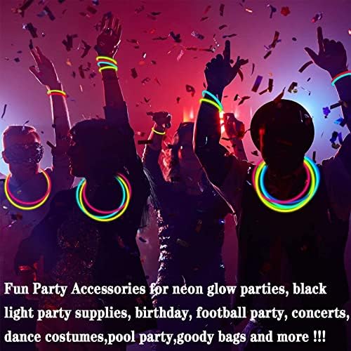 TURNMEON 360 Pack Ultra Bright Glow Sticks
