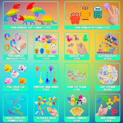 115 PCS Premium Party Favors for Kids 4-8-12