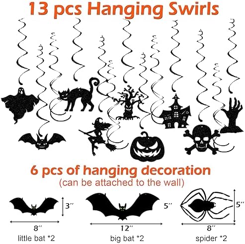 Chaohua Halloween Decor Set Indoor Outdoor