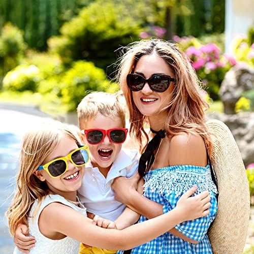 GINMIC Kids Sunglasses Party Favors 12 Pack Neon