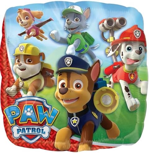 Anagram Paw Pups on Patrol 4pc Foil Balloons
