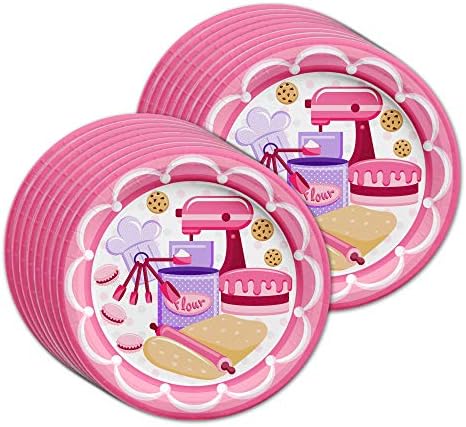 Little Baker Birthday Party Supplies Set for 16 Guests