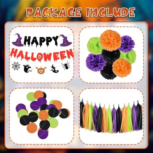 PartyGarden Halloween Decor Kit for SUV and Parties