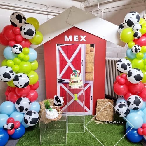 138Pcs Farm Animal Balloon Arch Kit for Birthday Parties