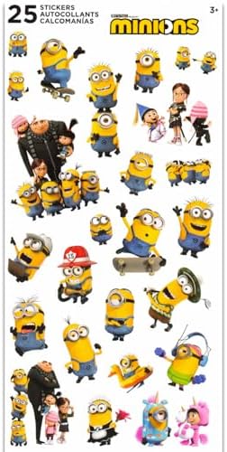 Minions Party Favors 12 Pack Sticker Sheets