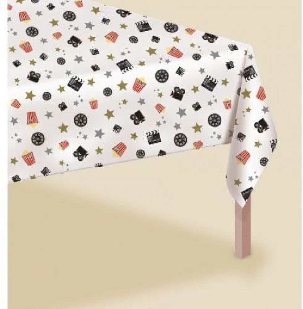 Popcorn Directors Cut Plastic Table Cover 52x102
