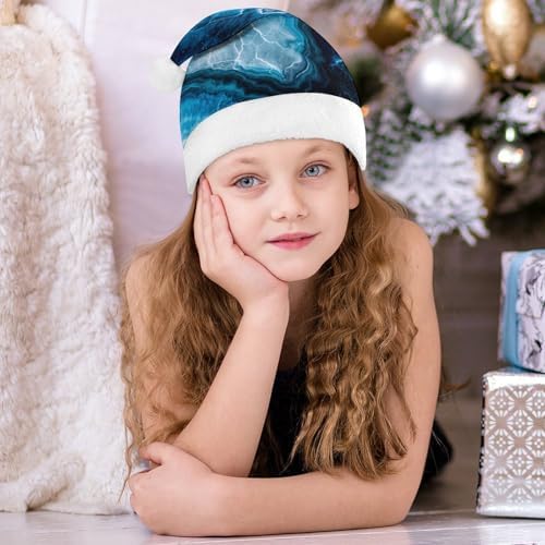 Santa Hat Plush Christmas Headwear for Adults