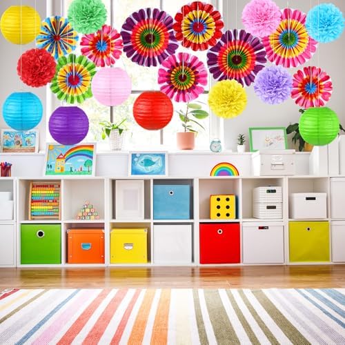 Outus Spring Flower Hanging Decorations Set 21 Pieces