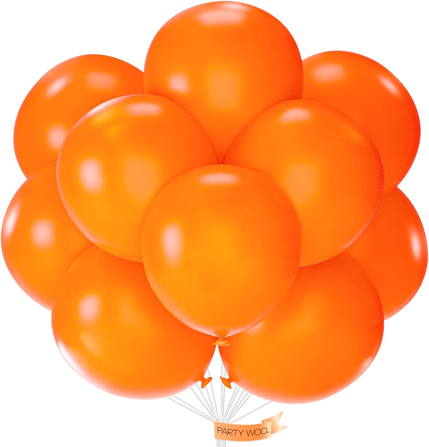 PartyWoo 20 Pack 18 Inch Orange Balloons for Parties