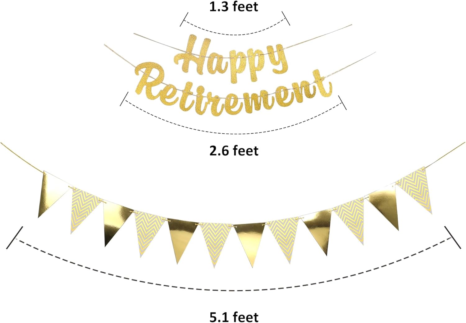 Happy Retirement Decorations Kit with Banner and Balloons