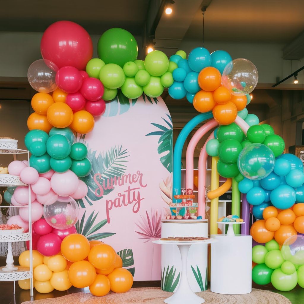 Tropical Balloons 50 Pcs 12 Inch Party Decoration Set