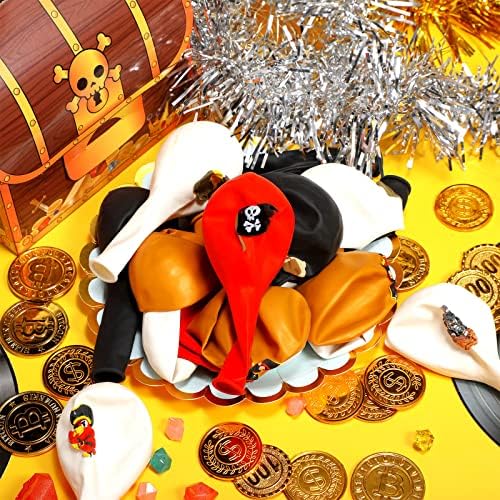 Harrycle 45 Pcs Pirate Party Balloons Set