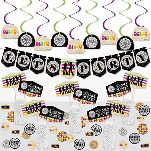 70s Disco Party Decor Kit - 51 Pieces