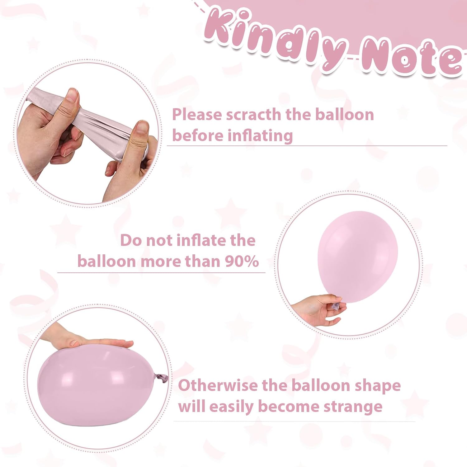 Blush Pink Balloons 50 Pcs 12 Inch Party Decor