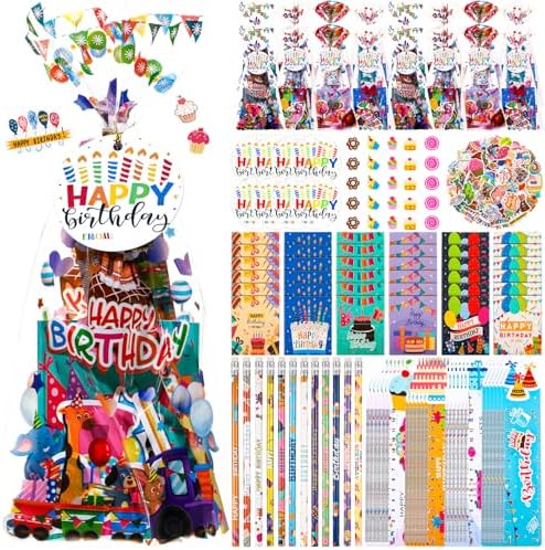 Supervitae 194 Pcs Classroom Birthday Party Favors