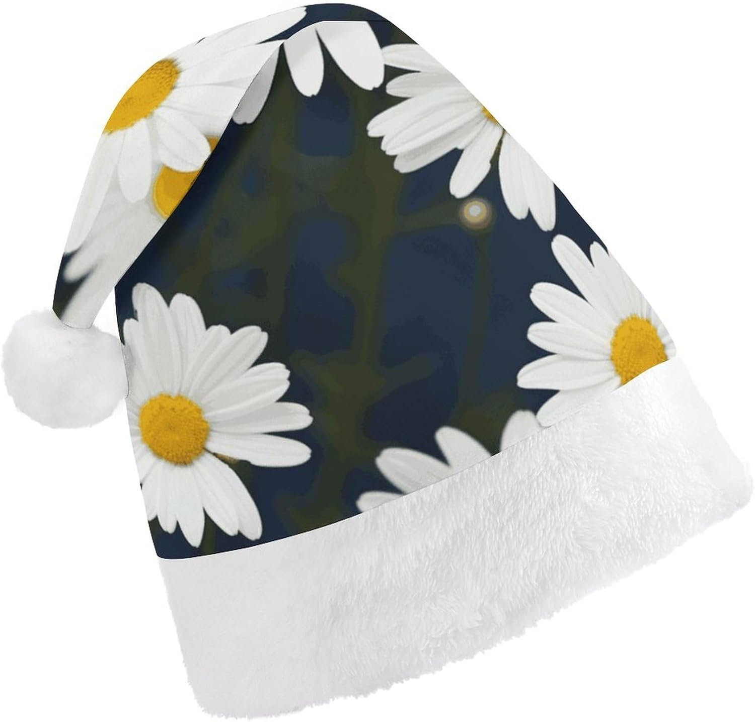 NWGHM Santa Hat Flowers Daisy Christmas Party Headwear