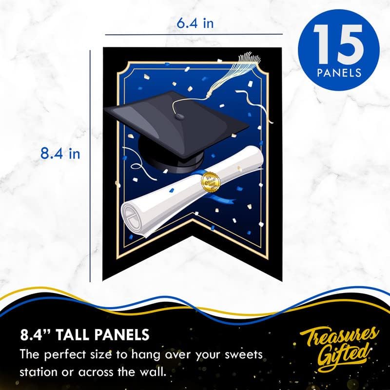 Treasures Gifted Blue Graduation Banners 2025