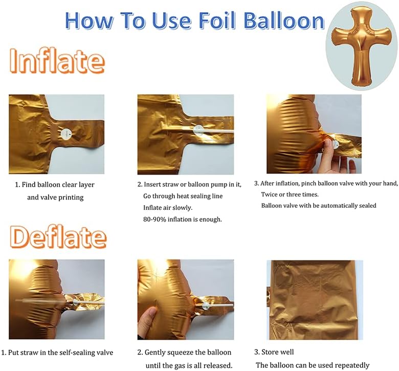 6pcs Chicken Foil Balloons for Birthday Party Decor