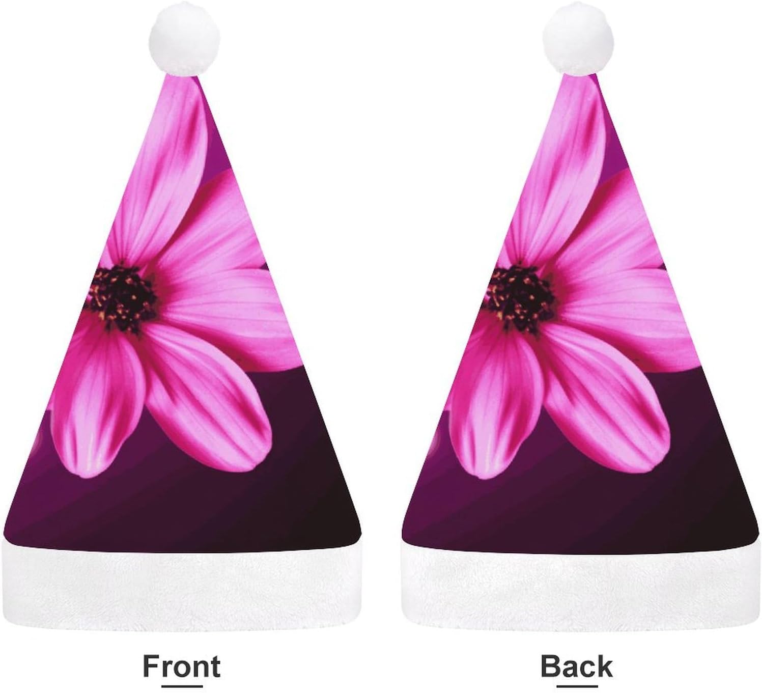 NWGHM Christmas Hat with Flower Design for Adults