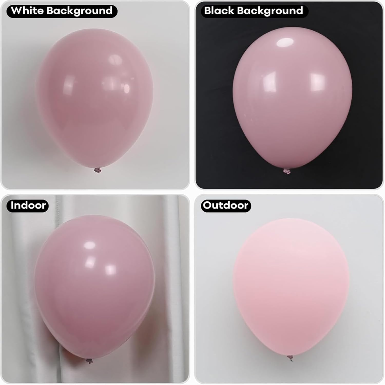 Pink Balloons 113Pcs Different Sizes Boho Decor Kit