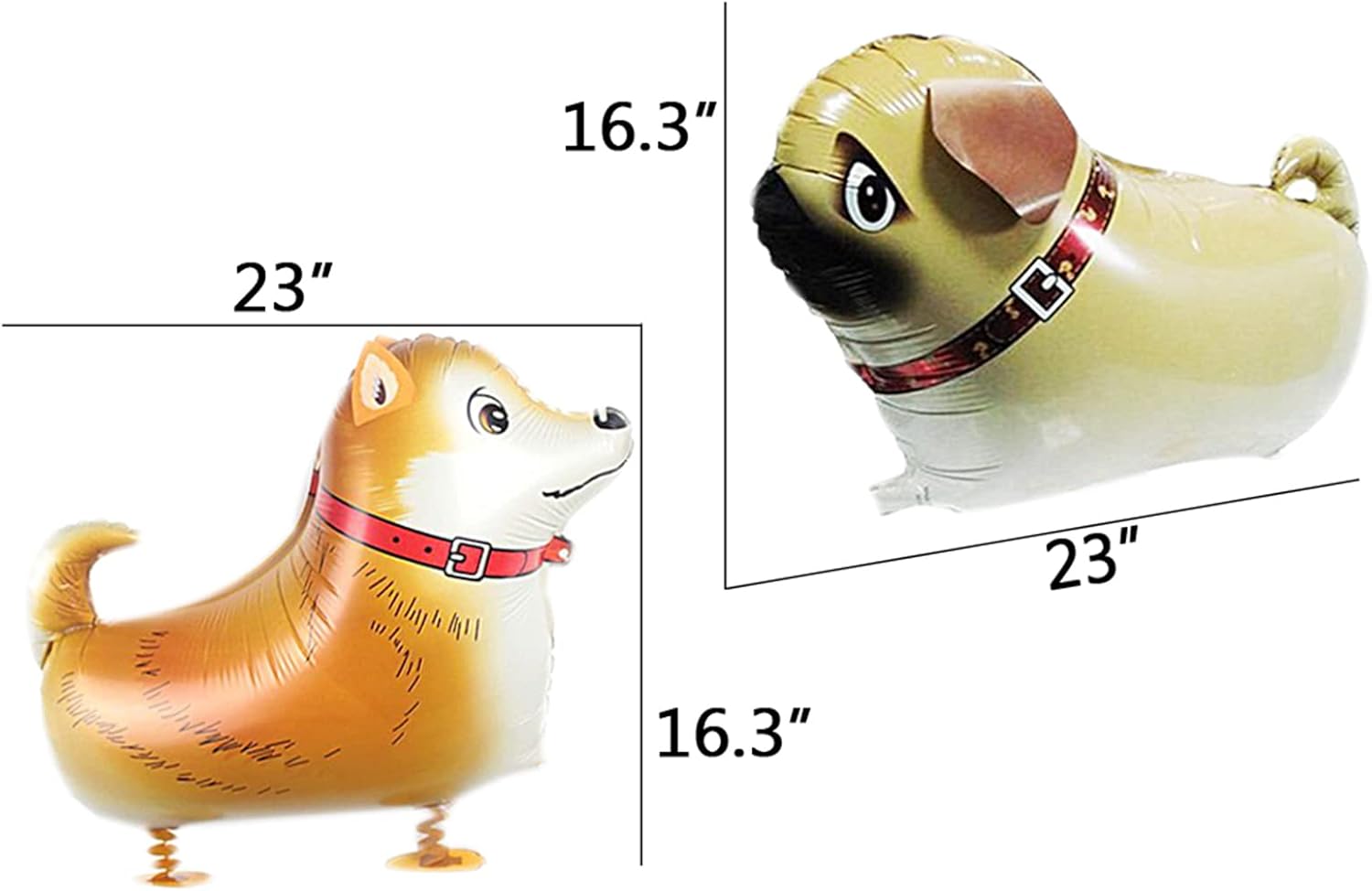 SOTOGO 14 Piece Dog Balloon Set for Parties and Birthdays
