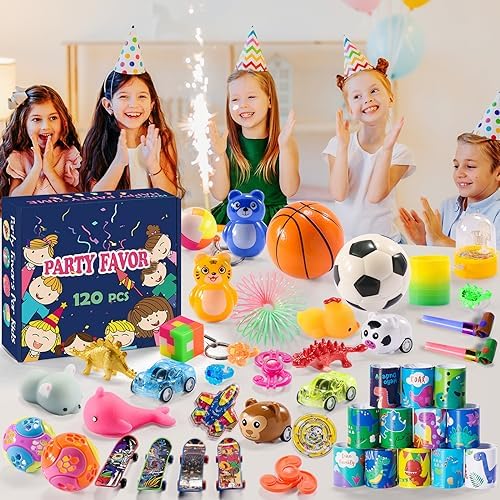 120PCS Kids Party Favors Toy Assortment