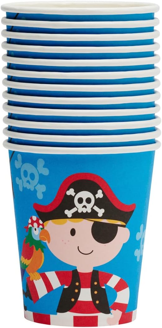 Pirate Party Supplies Set for Boys - 72 Pieces