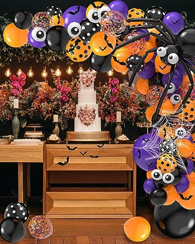 126 Pcs Halloween Balloon Garland Arch Kit