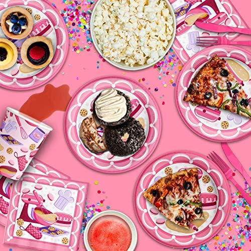 Little Baker Birthday Party Supplies Set for 16 Guests