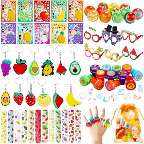 Blosssound 96 Pcs Summer Fruit Party Favors Set