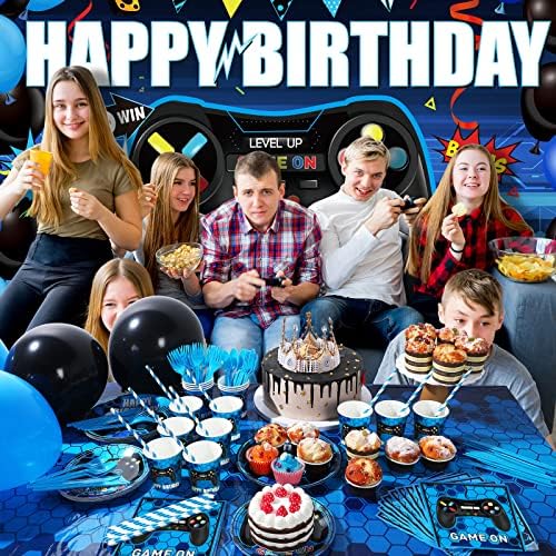 Tatuo 152 Piece Video Game Party Decor Set