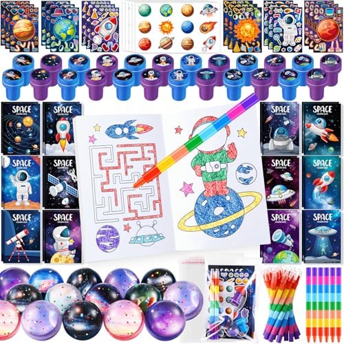 BenLouis 84Pcs Outer Space Party Favors Set