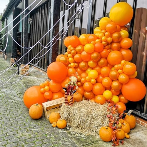 PartyWoo 20 Pack 18 Inch Orange Balloons for Parties