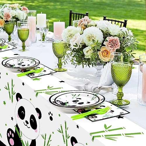 Buryeah Panda Birthday Party Supplies Set