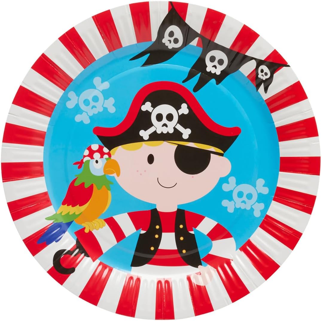 Pirate Party Supplies Set for Boys - 72 Pieces