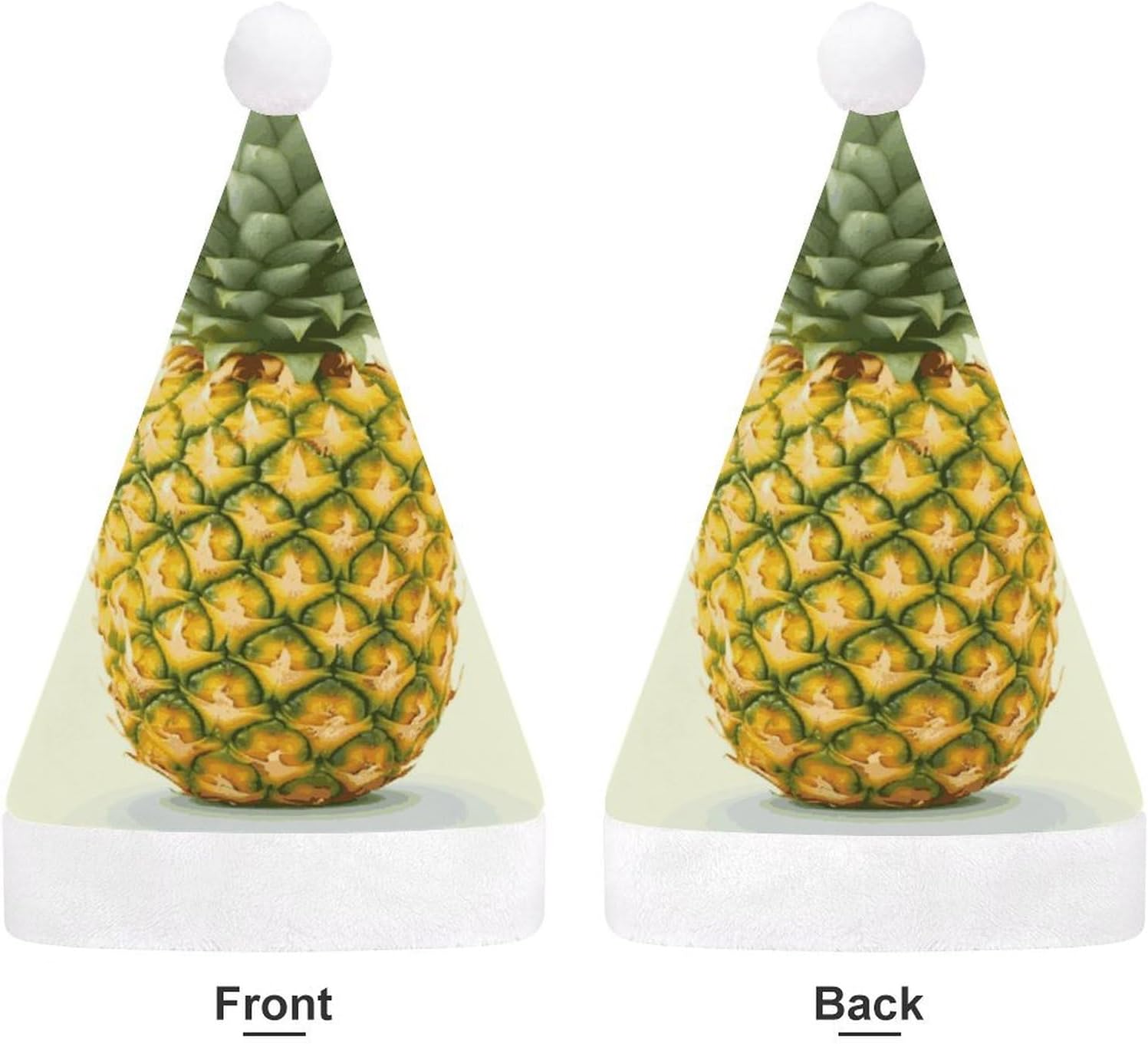 Santa Hat Pineapple Christmas Headwear for Adults