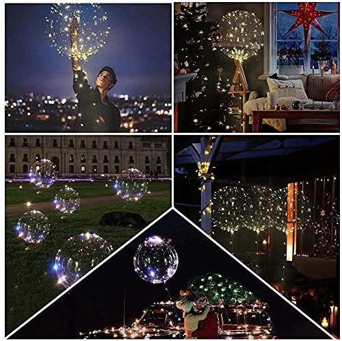 LED Bobo Balloons 10 Packs 20 Inches Light Up Decorations