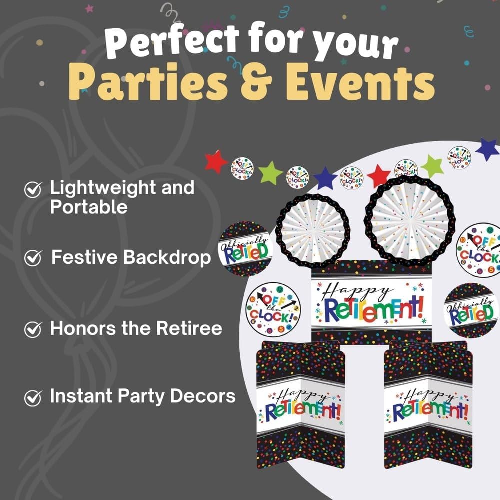 Officially Retired Room Decor Kit Set - Vibrant Design