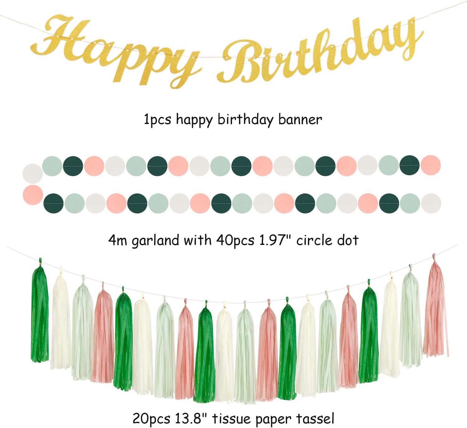 Hugmoon 31pcs Birthday Party Decorations