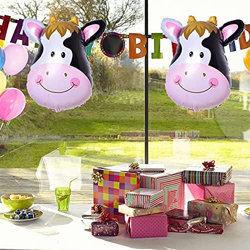 Cow Shaped Foil Balloons 5PCS for Birthday Party Decor