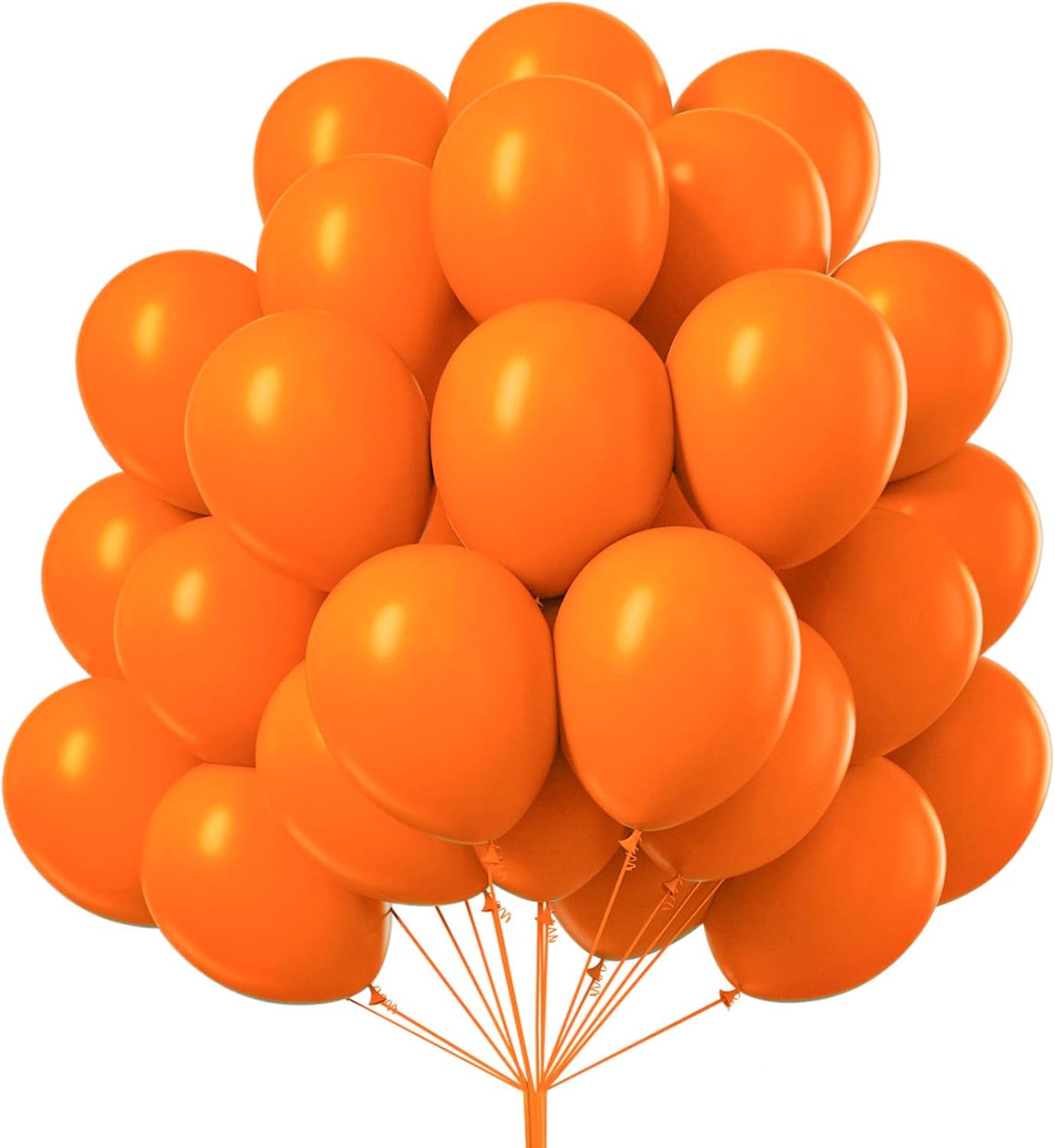 PartyWoo 101pcs 12inch Orange Balloons for Party Decorations