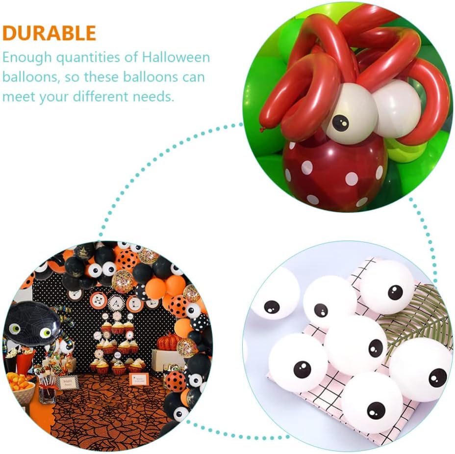 100pcs Halloween Eye Balloons Party Decor